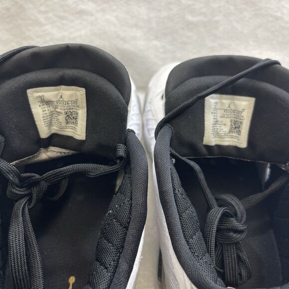 Nike Basketball Sneakers Men 11 White Black Gold Air Jordan XXXVIII 38 Low Shoes - Picture 11 of 12